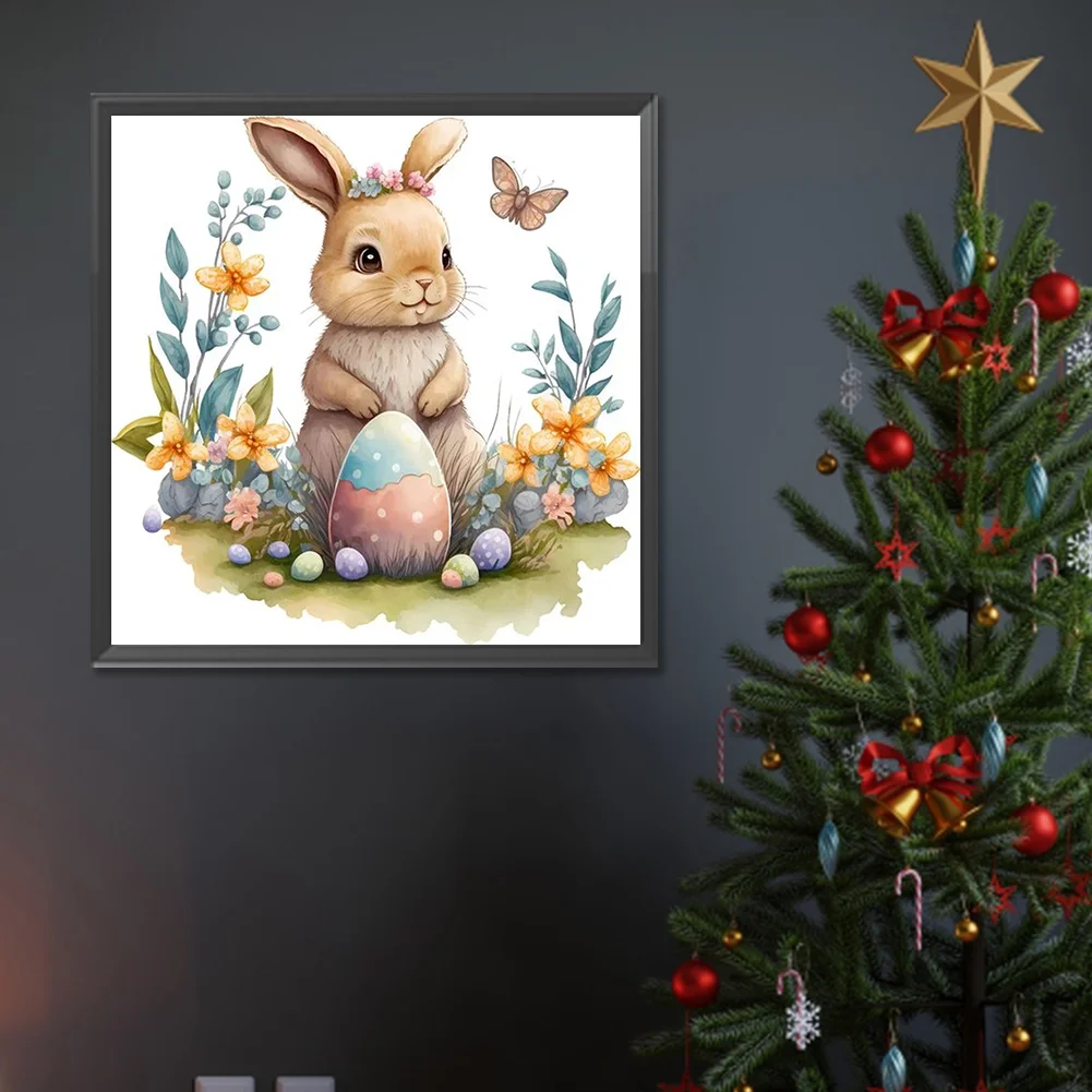 Diamond Painting - Full Round Drill - Rabbit(Canvas|30*30cm)