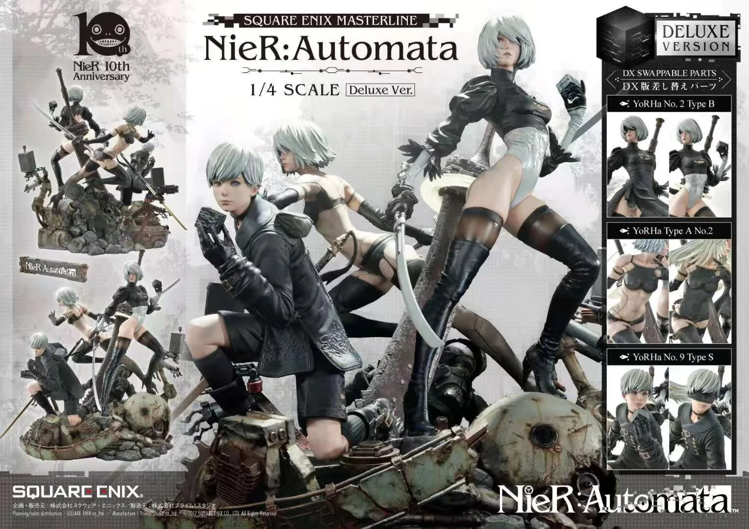 PRE-ORDER] Square Enix - Nier Plastic Model Kit - Automata: 2B & 9S –  Simply Toys