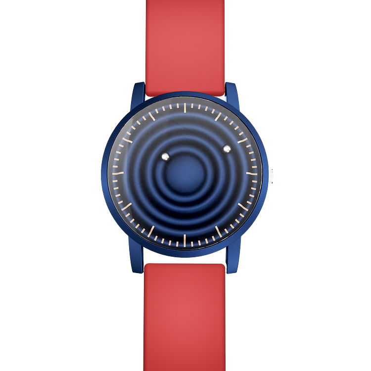Wave Blue silicone red
