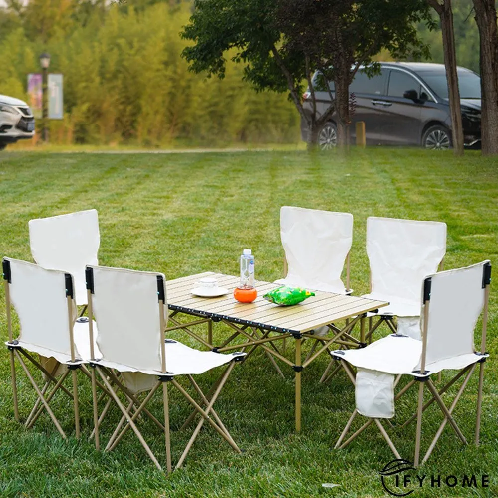 Outdoor Camping Folding Table Folding Chairs | IFYHOME