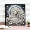 (30x30cm)DIY Pearl Painting Framed Beauty Handmade Pearl Material Art Kit Living Room Decor