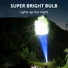 P7900 Super Bright Flashlight Portable USB Waterproof Hiking Searchlight