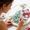 Stamped Cross Cross cross stitch kit for Adults Christmas Stocking 14CT 35x49cm tapestrymarket