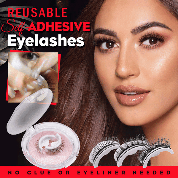 Reusable Adhesive Eyelashes-Buy 1 Get 1 Free