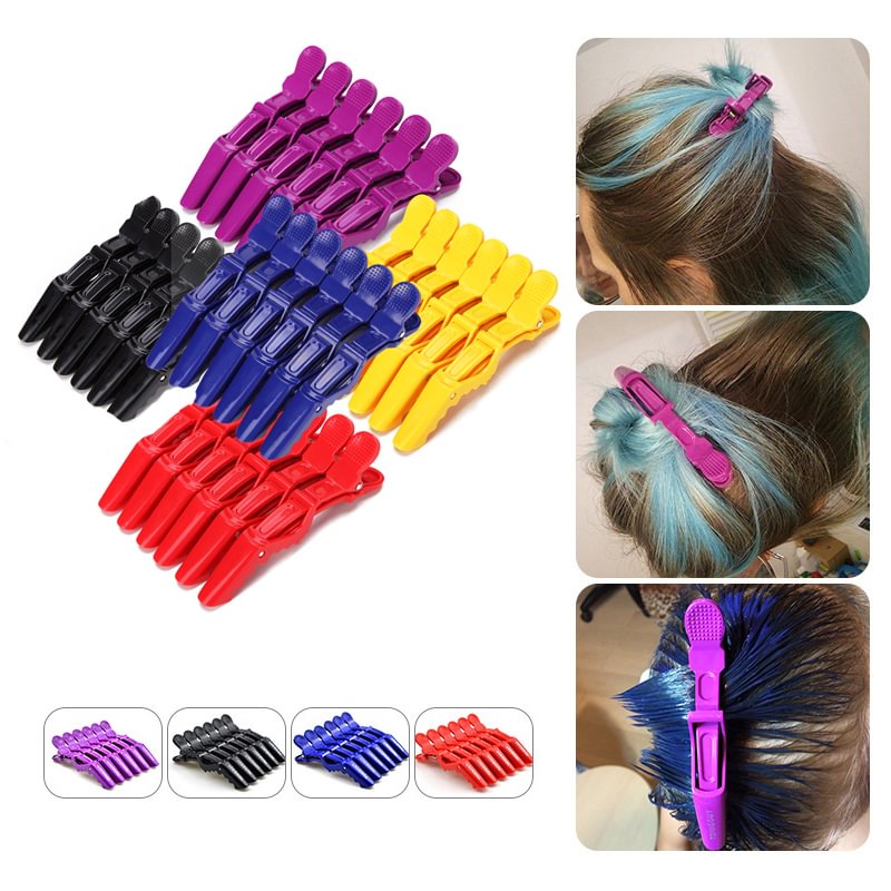 6pcs/lot Plastic Hair Clip