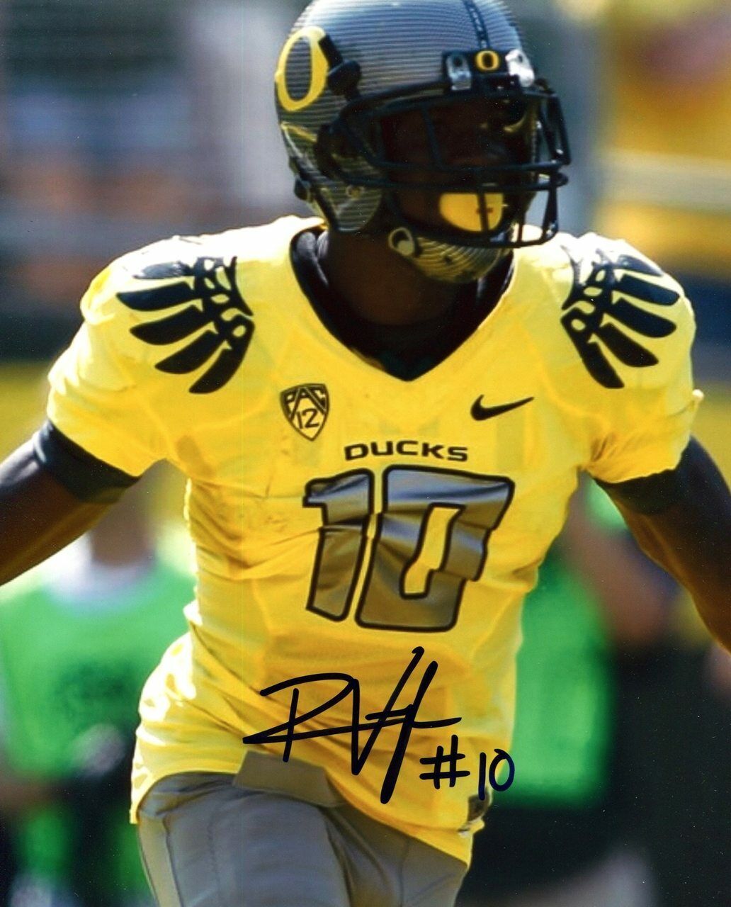 Rahsaan Vaughn Oregon Ducks Autographed Signed 8x10 Photo Poster painting CFS Holo COA