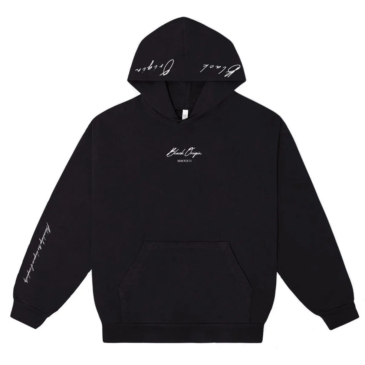 Black Origin Signature Hoodie