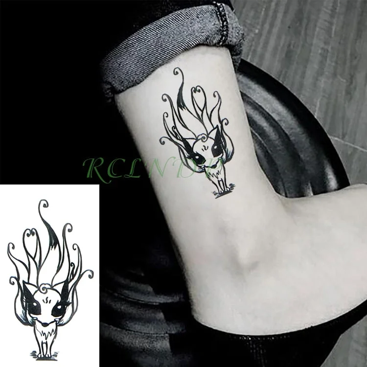 Waterproof Temporary Tattoo lovely Anime tatto stickers flash tatoo fake tattoos for girl women lady kid