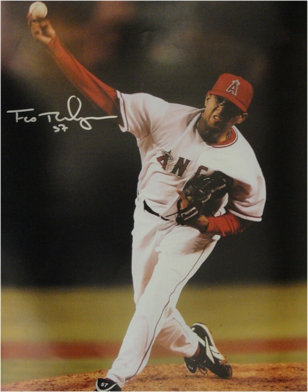 Francisco Rodriguez KROD Hand Signed Autographed 16x20 Anaheim Angels Photo Poster painting