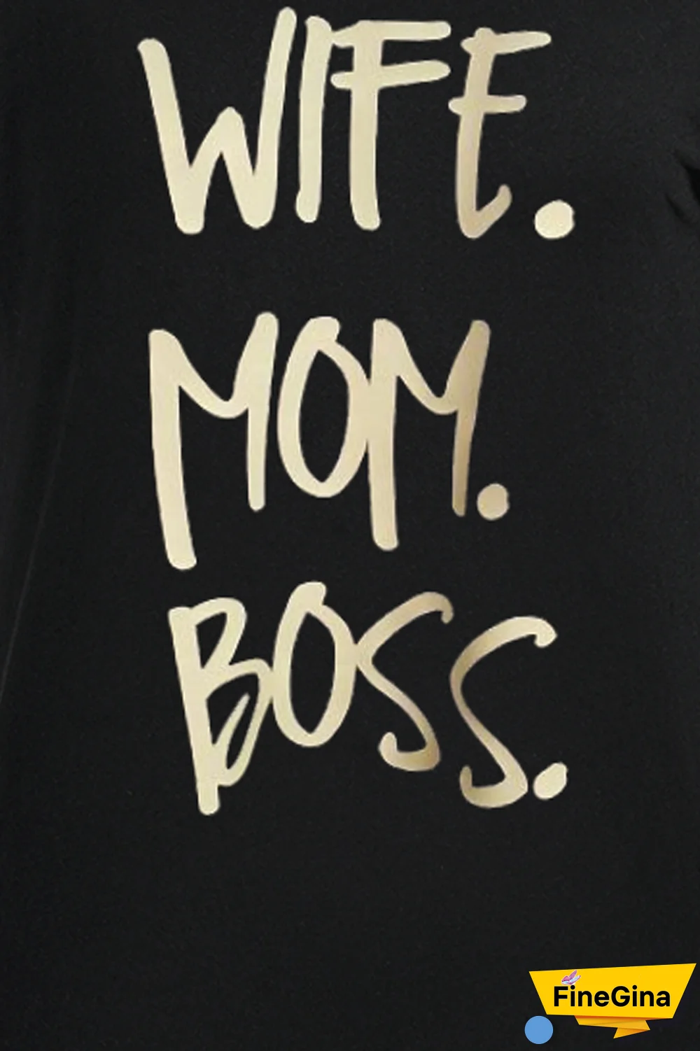 White Casual Street Print Patchwork Letter O Neck T-Shirts