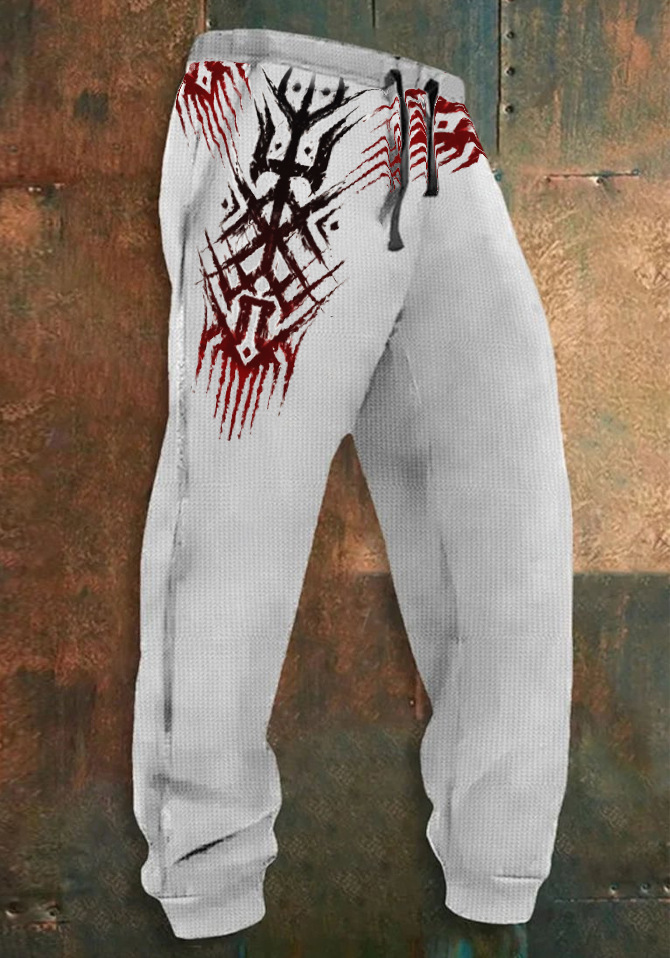 Art Print Track Pants Satan Unisex Casual Sweatpants