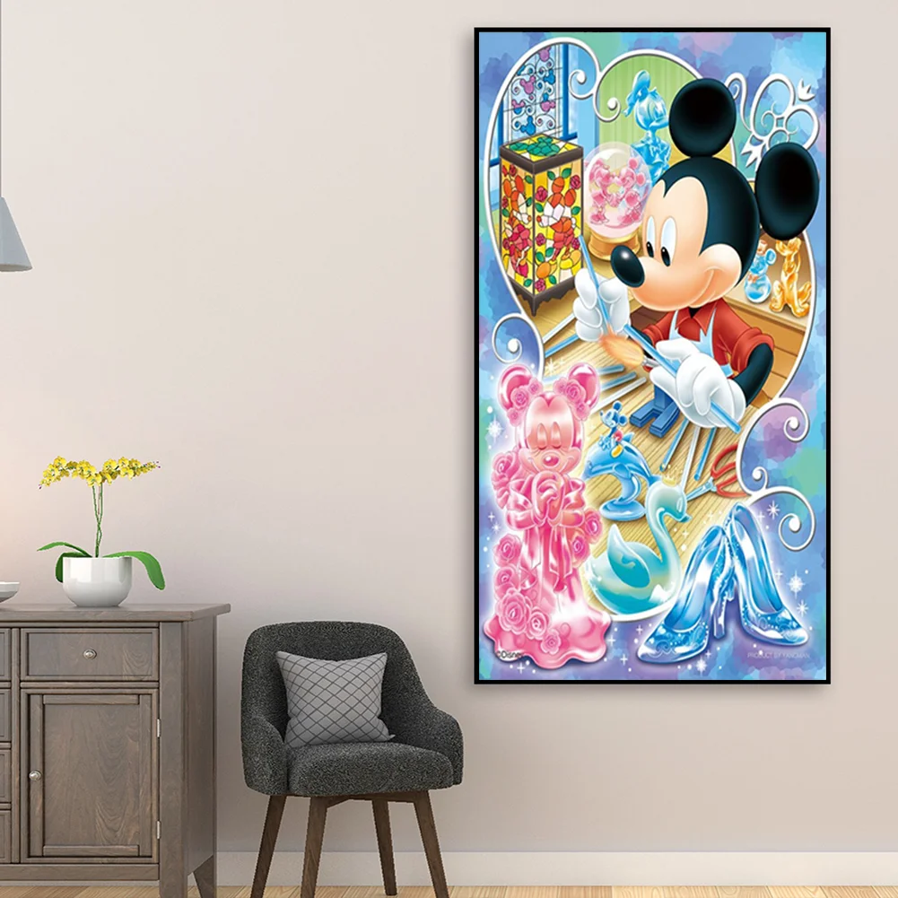 Full Round Diamond Painting 30*50cm - Mickey