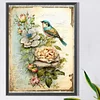 (40*60cm)Flower Bird - Full Round Drill Diamond Painting