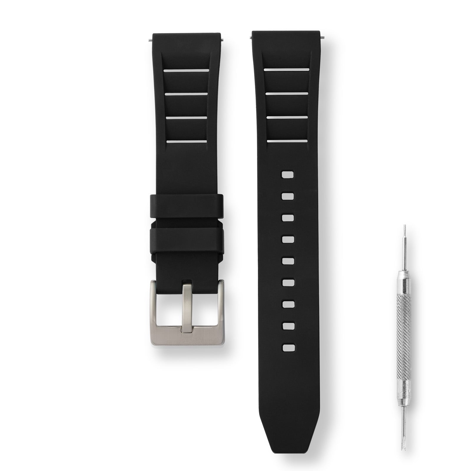 Premium-Grade FKM Fluoro Rubber Watch Strap San Martin Watch san martin watchSan Martin Watch