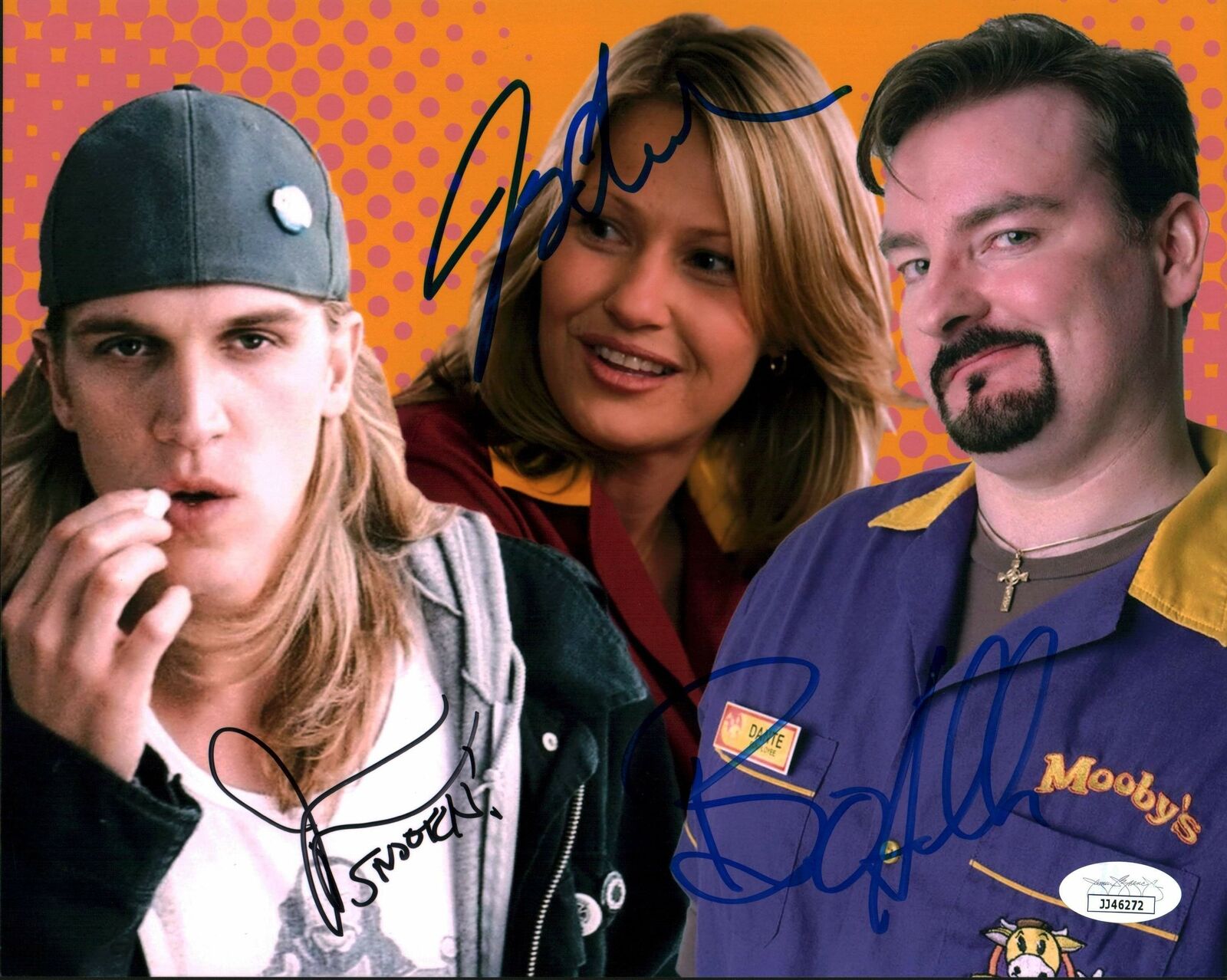 Clerks 8x10 Photo Poster painting Signed Autograph O'Halloran Mewes Adams JSA Certified COA Auto