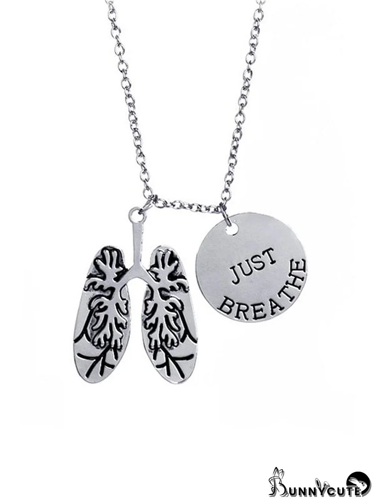 Just Breathe Healthy Lung Necklace