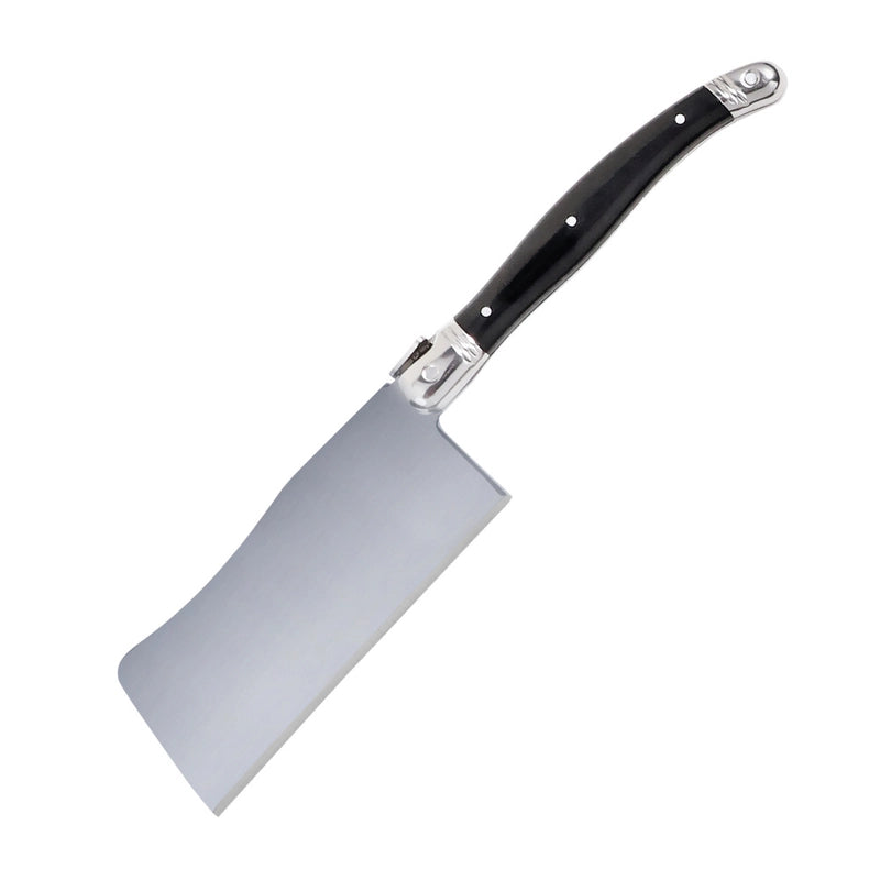 Factory In Stock Stainless Steel Cheese Knife Butter Knife Black Plastic Handle Cheese Knife Jam Spatula Baking Utensils