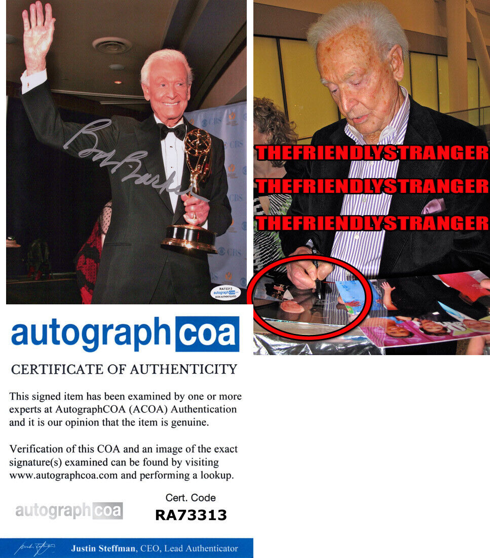 BOB BARKER signed Autographed 8X10 Photo Poster painting a EXACT PROOF - The Price Is Right ACOA