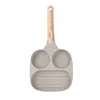 Medical Stone Omelette Pan Nonstick Frying Pan Divided Pancake Pan for Breakfast