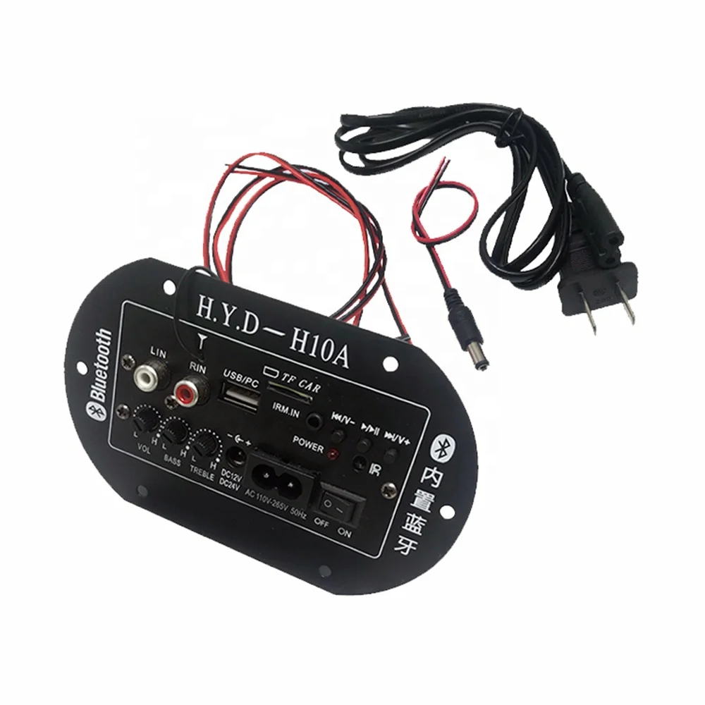 Car Subwoofer Amplifier Board 220V 12V 24V Subwoof Amplifier Built-in BLE Car Amplifier for Universal Audio Speaker
