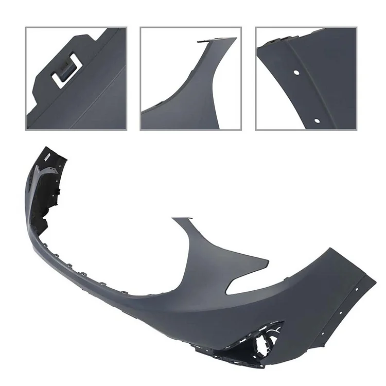 SEBLAFF Front Bumper Cover Without Sensor Holes Replacement for 2018 2019 2020 2021 Terrain SL SLE SLT GM1014132