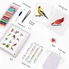 12pcs Bird 5D DIY Square Drill Diamond Painting Kits for Adults Beginners Home Decor Diamonds Paintings Gem Art 5.91x7.09in