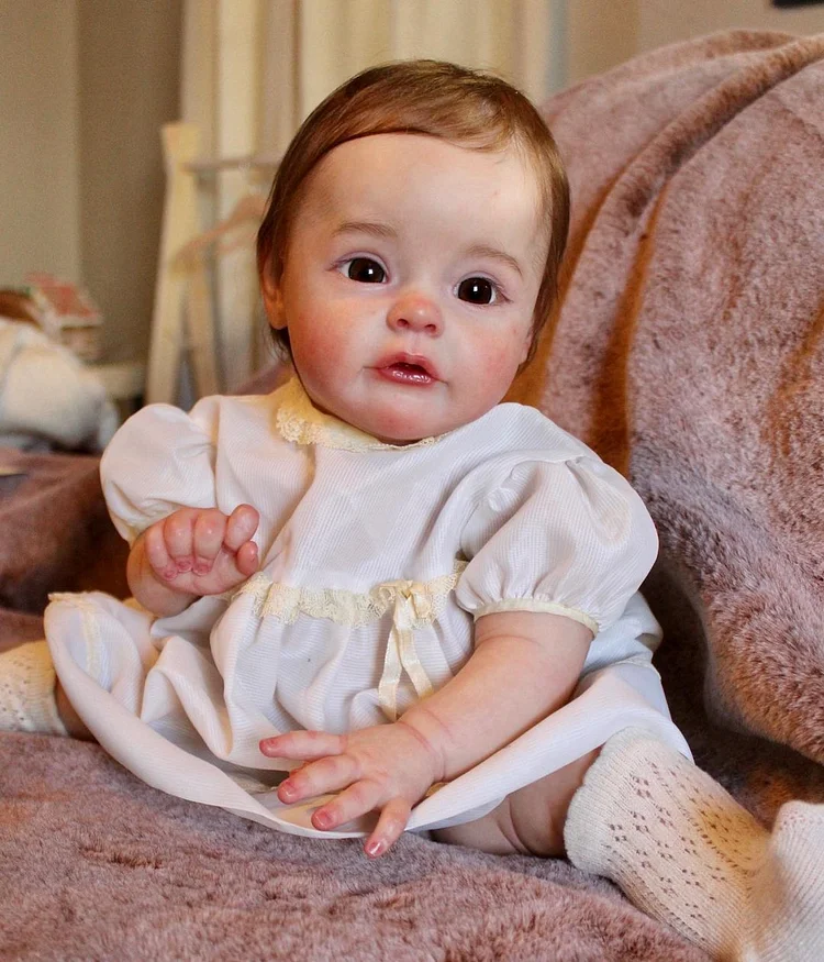  22" Realistic Silicone Reborn Innocent and Cute Toddler Baby Girl Tiffany,Gift For Kids - Reborndollsshop®-Reborndollsshop®