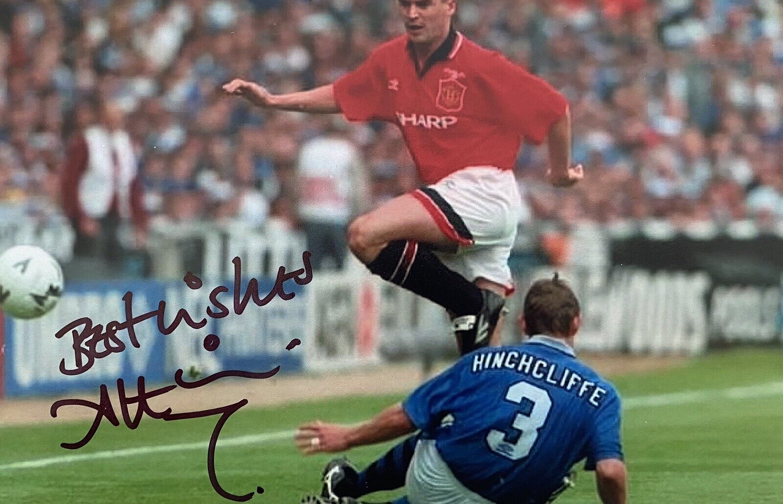 Andy Hinchcliffe Genuine Hand Signed Everton 6X4 Photo Poster painting 2