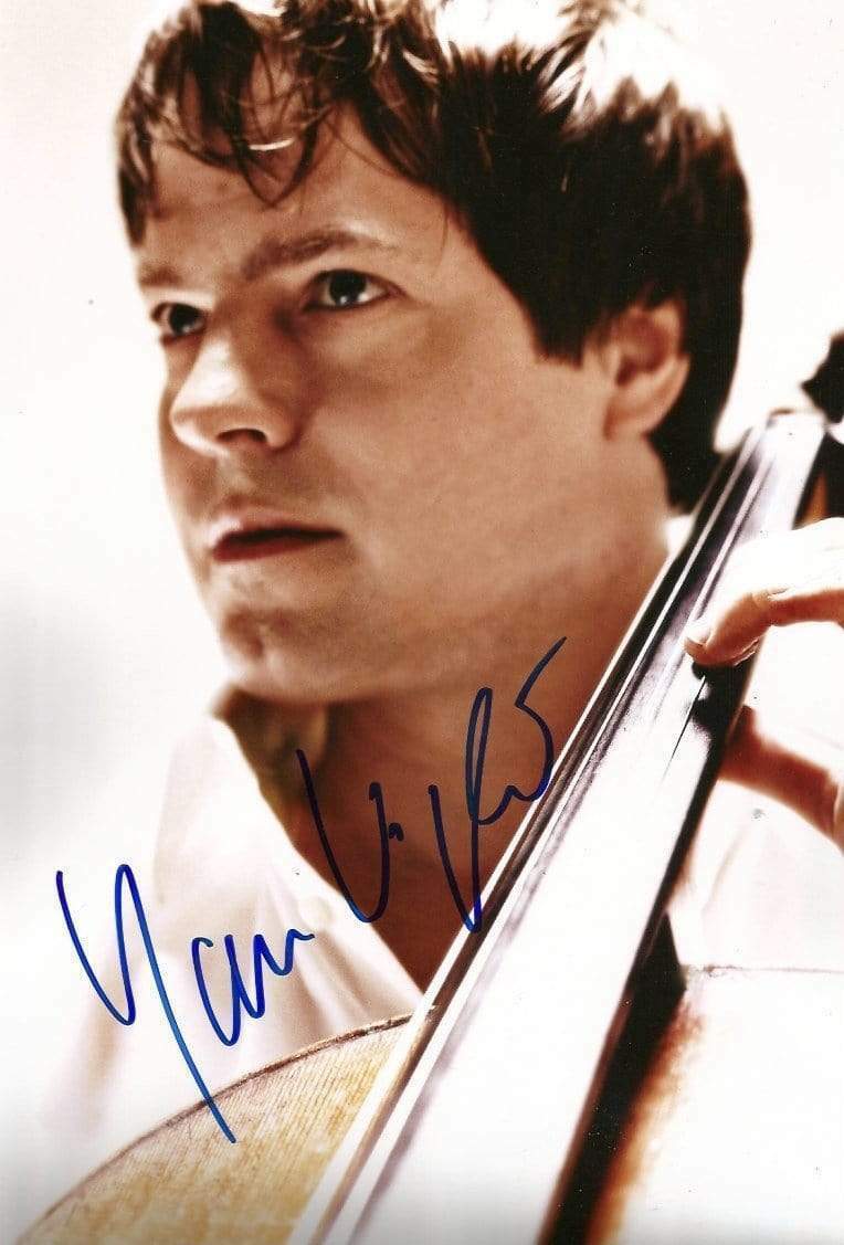 Jan Vogler CELLIST autograph, In-Person signed Photo Poster painting