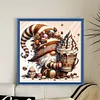 Coffee Gnome-14CT Stamped Cross Stitch 40*40cm/15.75*15.75in tapestrymarket