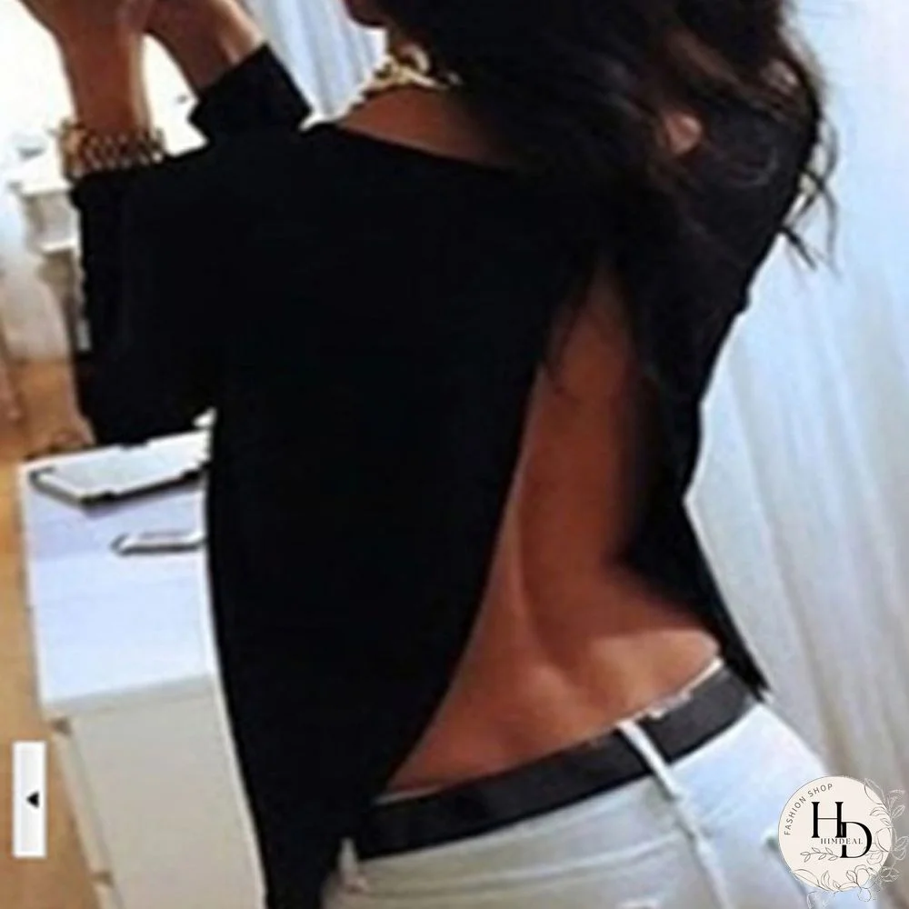 Women's Loose Long Sleeve Chiffon Casual Blouse Shirt Tops Fashion Summer