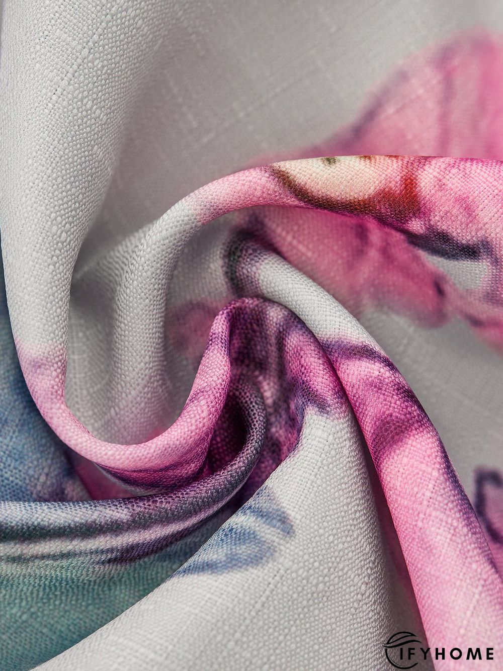 Half Sleeve V Neck Casual Floral-print Top | IFYHOME