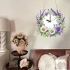 DIY Wreath Diamond Clock Art Pendant Home Wall Decoration Crafts