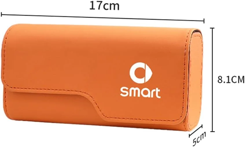 Leather Car Glasses Storage Box