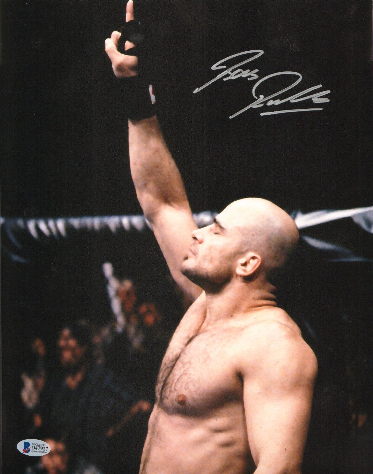 Bas Rutten Signed 11x14 Photo Poster painting Beckett COA UFC 18 20 Pancrase Picture Autograph 3