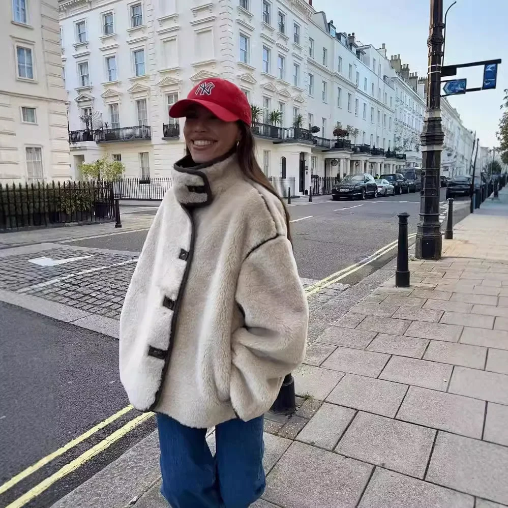 Nigikala Nigikala Women's Clothing Explosion Grab Loose Splicing Short-Term Lead Fashion Jacket