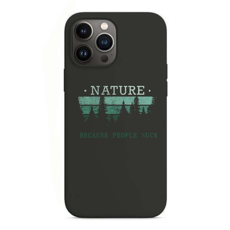 Nature Slogan Printed Cellphone Case in  mildstyles