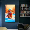 uk.everydayedeals (Limited Stock)Diamond Painting - Full Round - Dog in the Sunshine Snow(40*70cm)