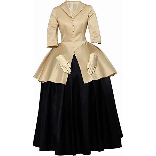 Claire Fraser Dress Ball Gown Outlander Cosplay Halloween Costume Outfits