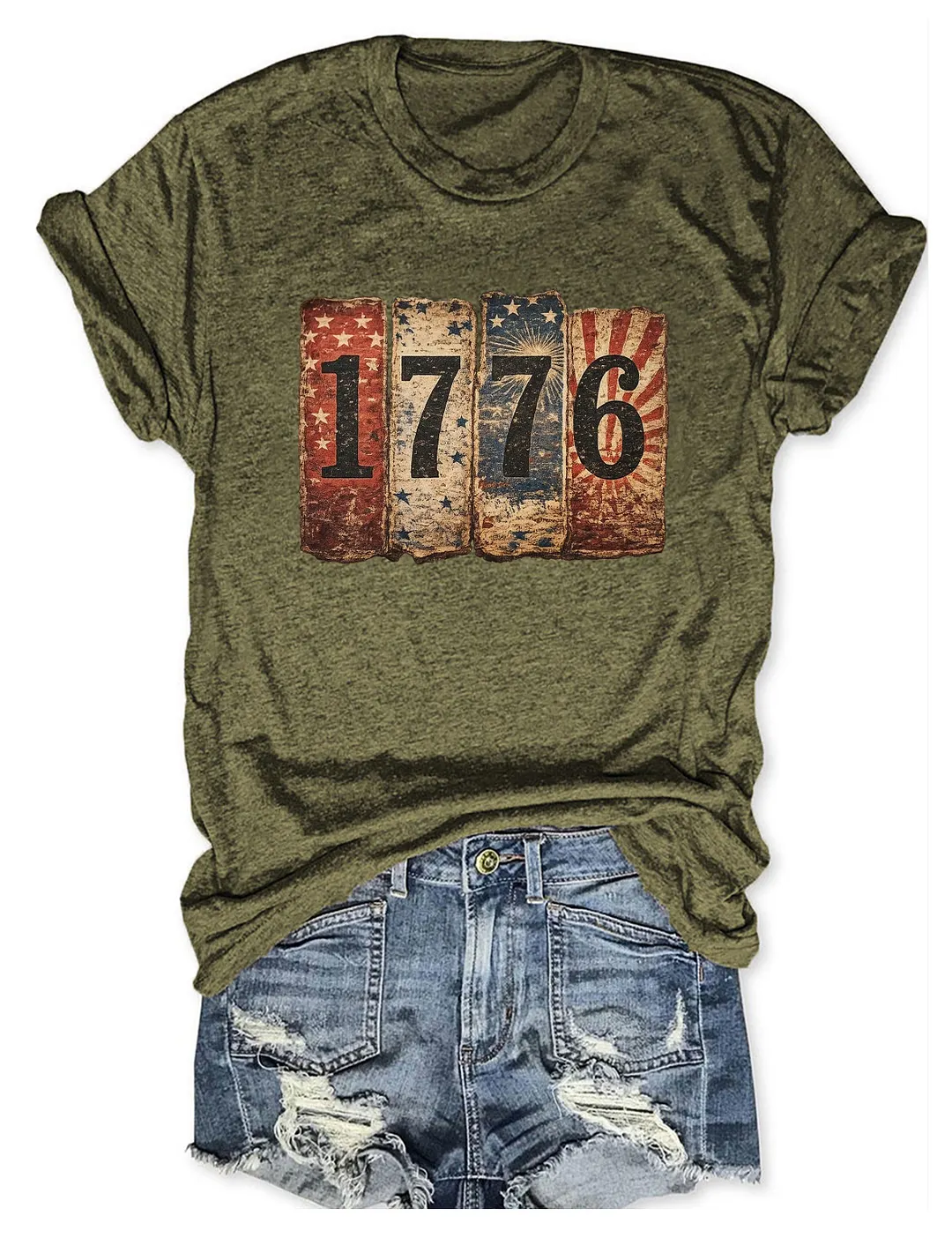 1776 American Flag T-shirt