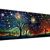 (US Local)Starry Night-11CT Stamped Cross Stitch Kit(100x45cm)
