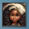 Diamond Painting -DIY Round Drill Black Girl
