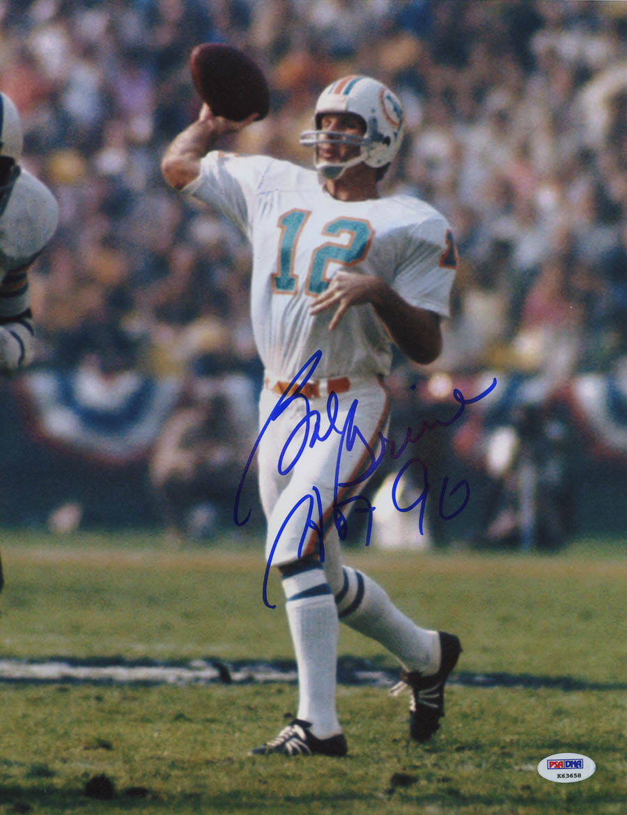 Bob Griese SIGNED 11x14 Photo Poster painting + HOF 90 Miami Dolphins PSA/DNA AUTOGRAPHED