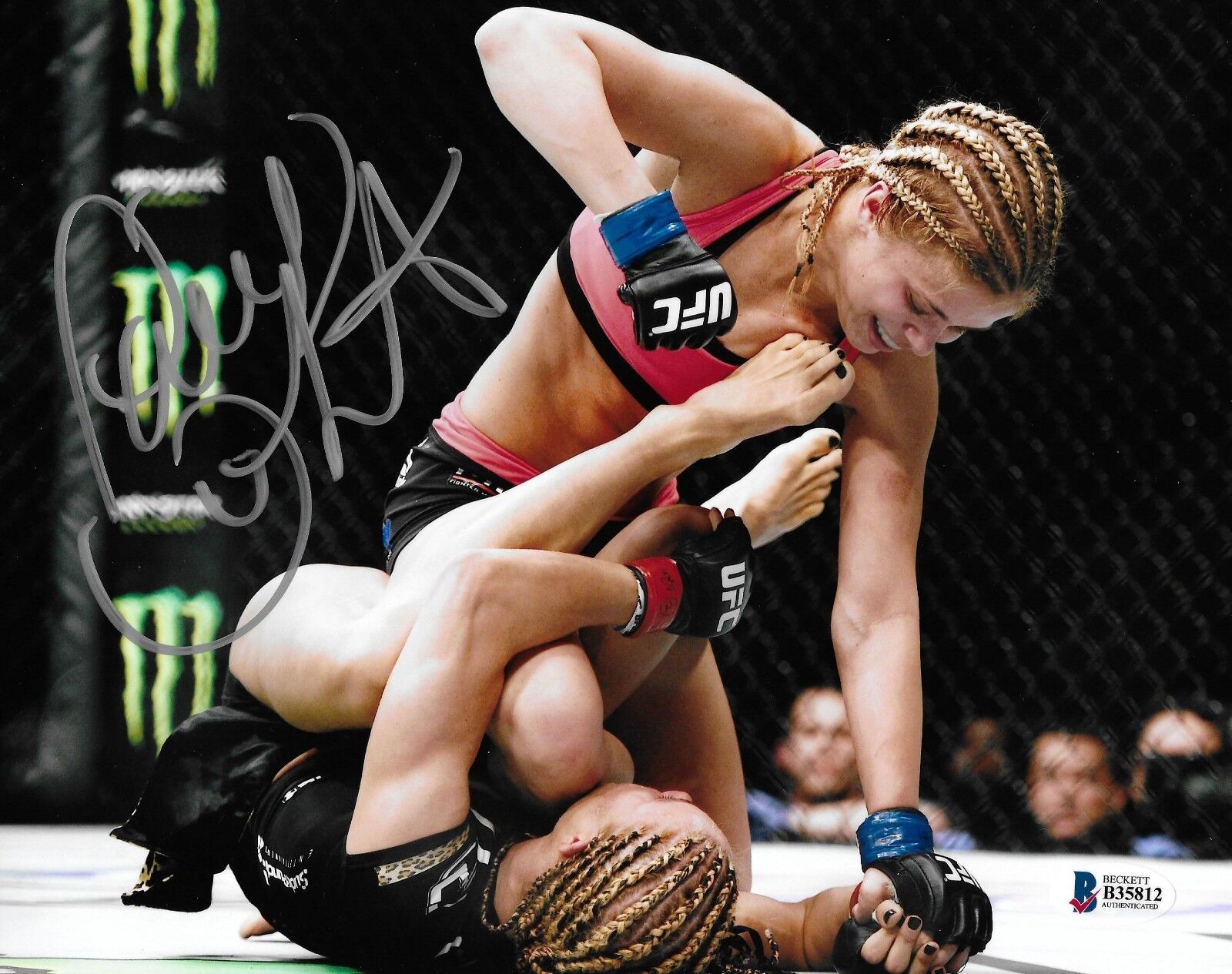 Paige VanZant Signed 8x10 Photo Poster painting BAS Beckett COA UFC Fox 2015 Picture Autograph