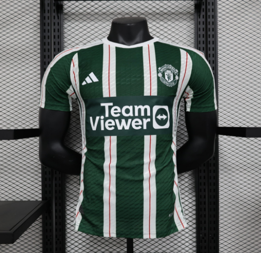 23/24 Manchester United Away Player Version Men's Football T-Shirt 1:1