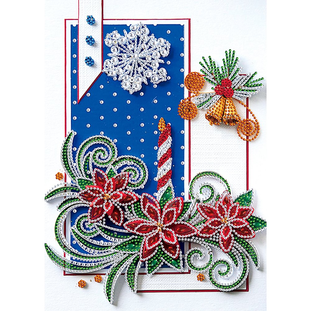 Festive Flowers - Partial Drill - Special Diamond Painting(30*40cm)