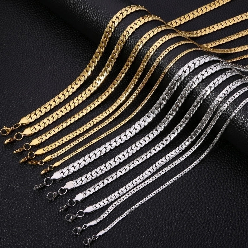 Minimalist Classic Style Solid Color 304 Stainless Steel Plating Gold Plated Unisex Necklace