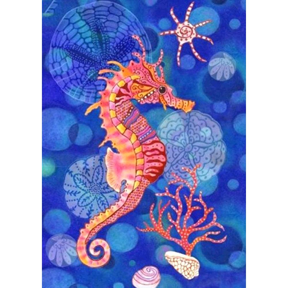 

30*40CM - Seahorse - Round Drill Diamond Painting, 501 Original