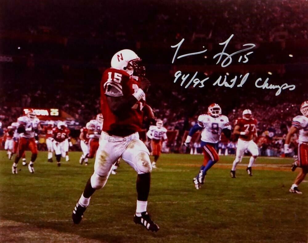 Tommie Frazier Autographed Signed 8x10 Photo Poster painting ( Nebraska Cornhuskers ) REPRINT