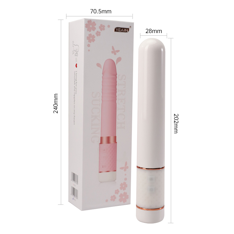 Subscriber Exclusive &mdash; Telescopic Sucking Vibrating Stick For Women By Rose Toy